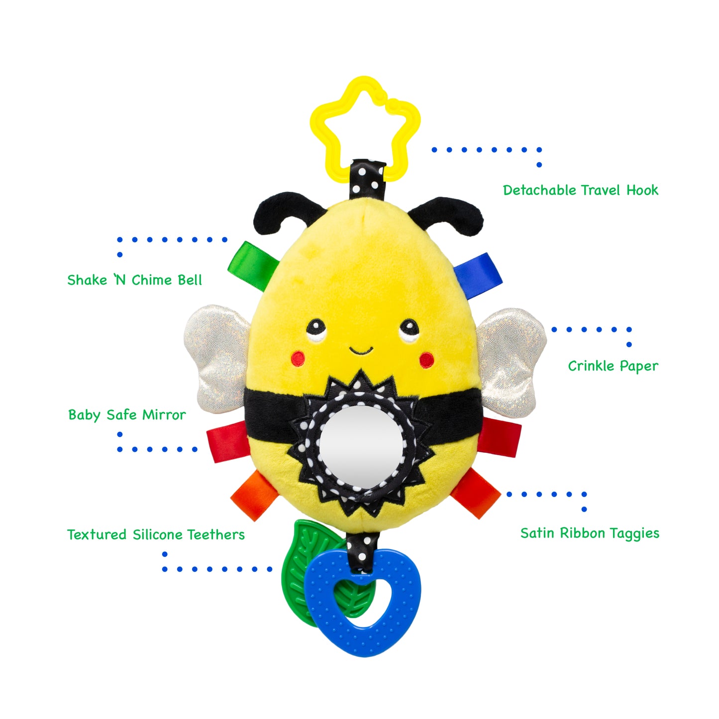 Kalianii Squish 'N Play Bee Activity Toy