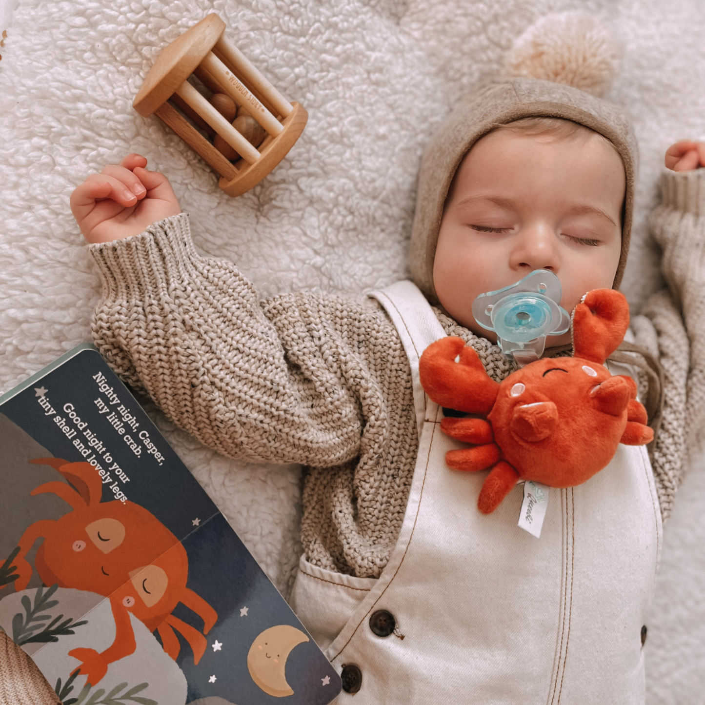 Sleep Baby Book Crab Gift Set