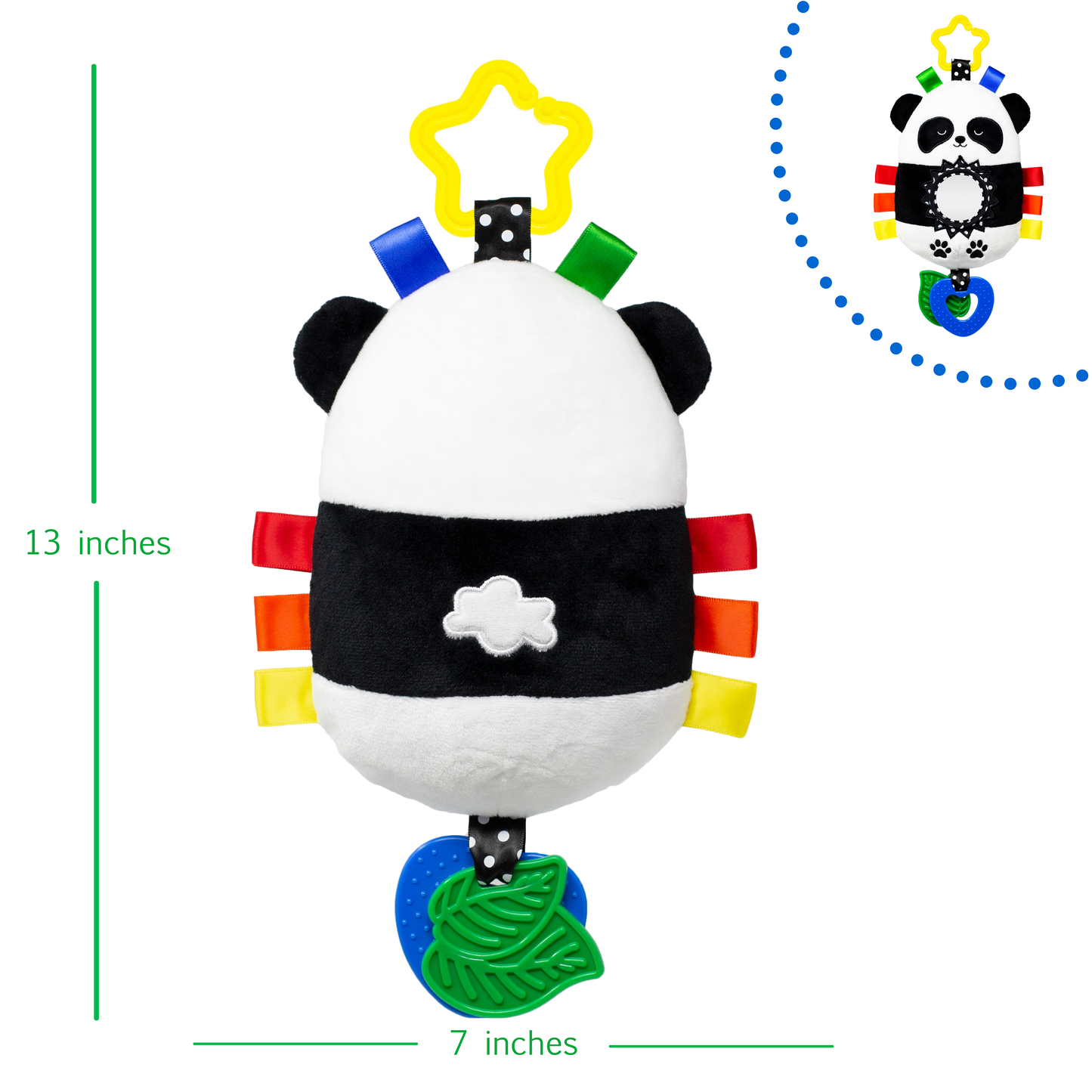 Kalianii Squish 'N Play Panda Activity Toy