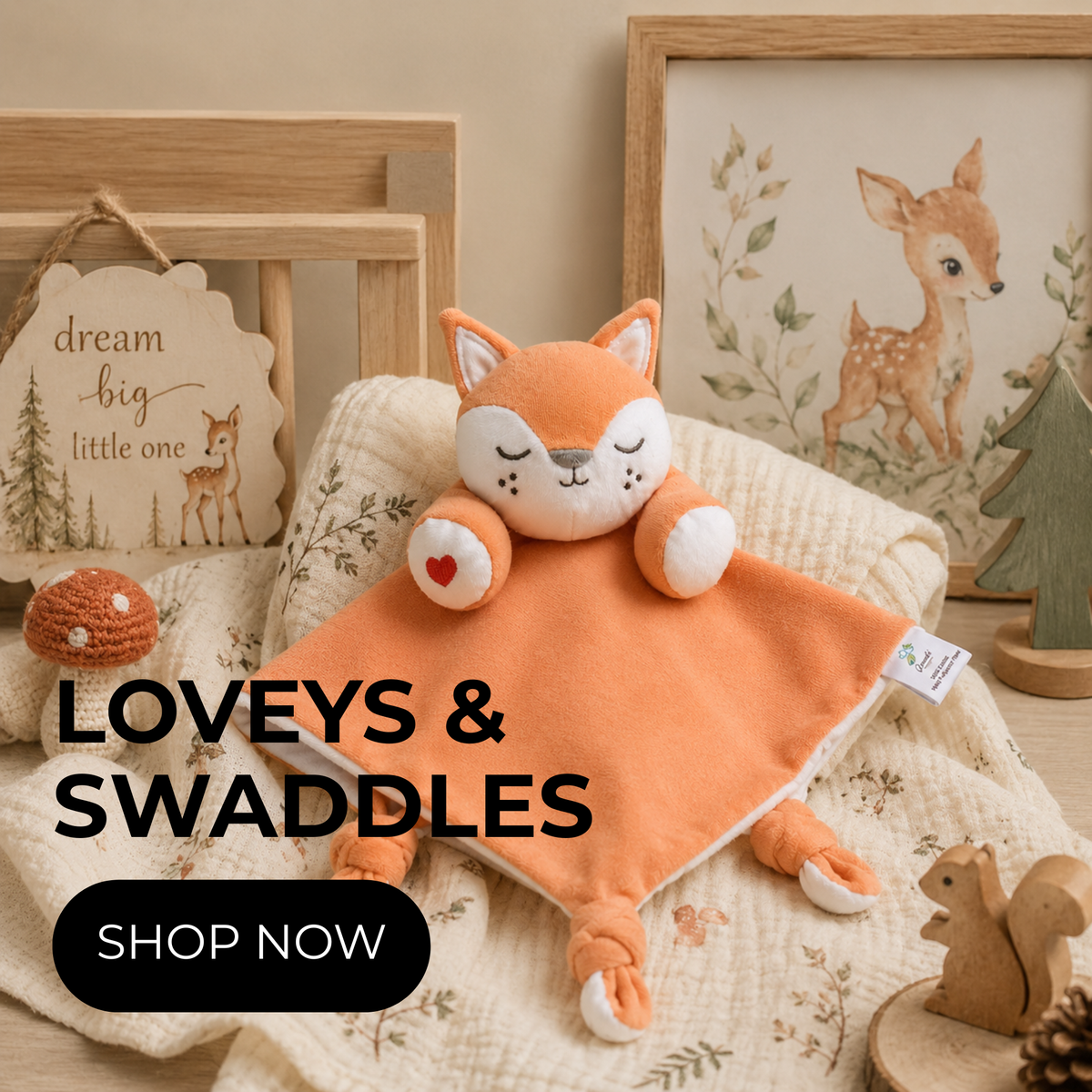 Baby Loveys, Security Blankets & Swaddles