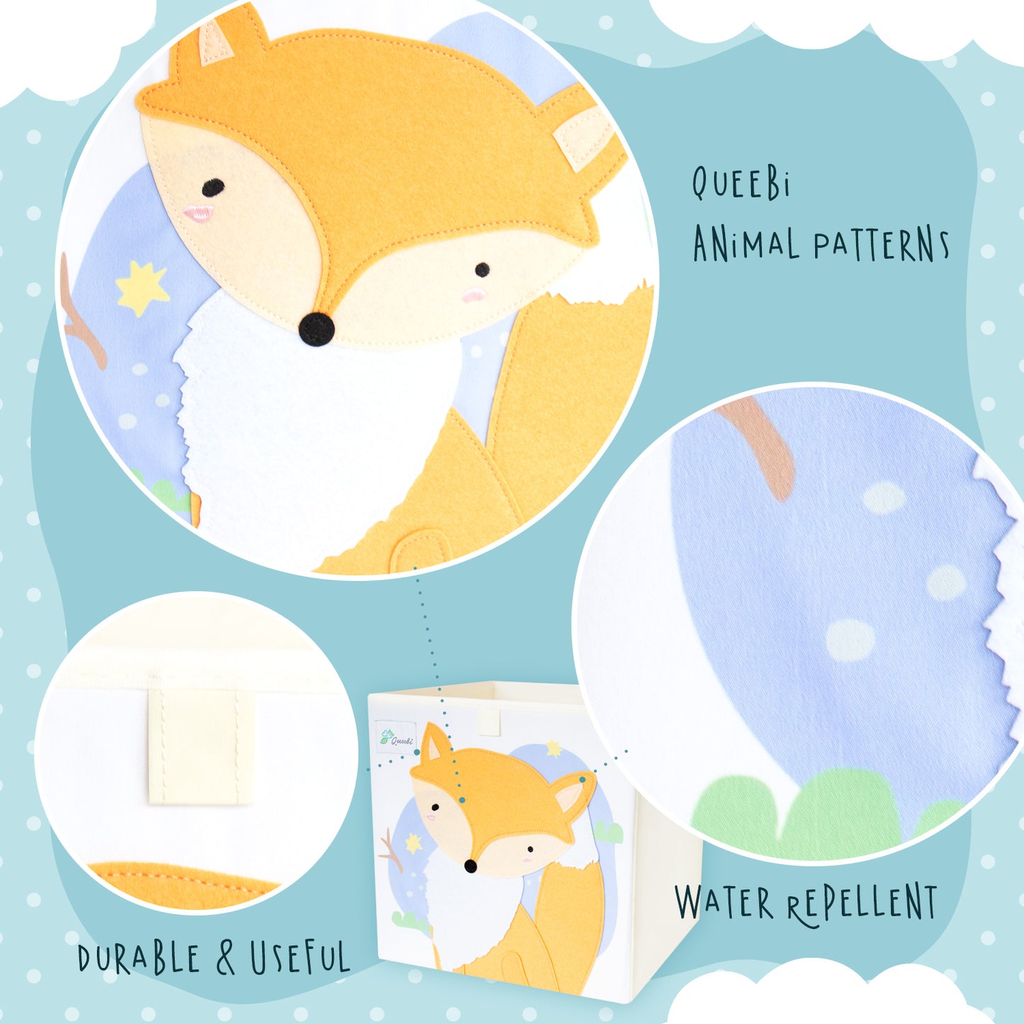 Queebi Storage Cube - Fox