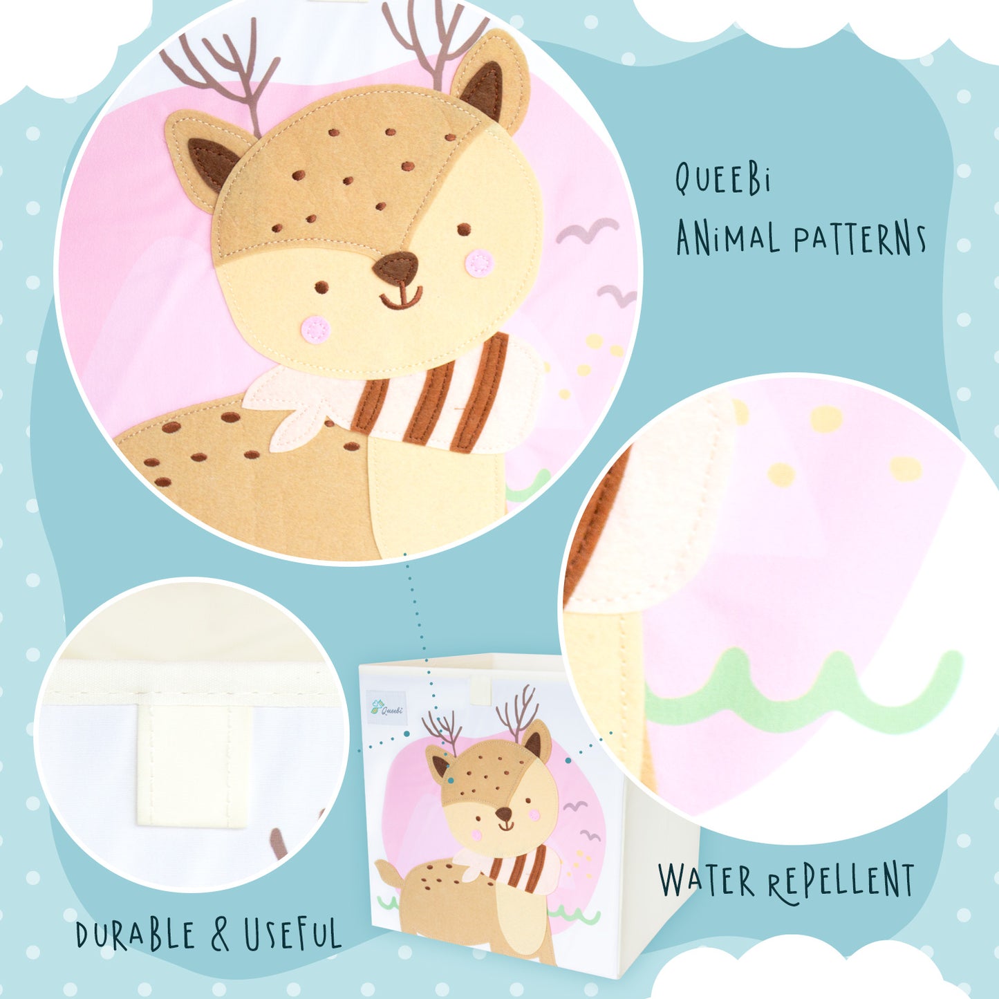 Queebi Storage Cube - Deer