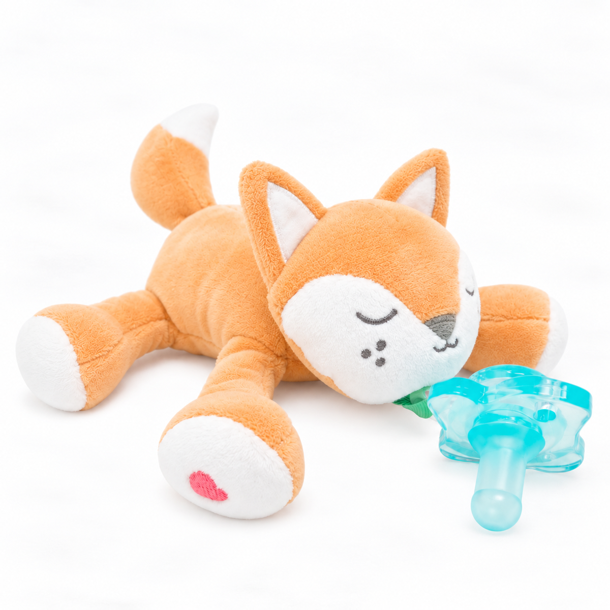 Queebi PaciBuddy Fox Pacifier Holder