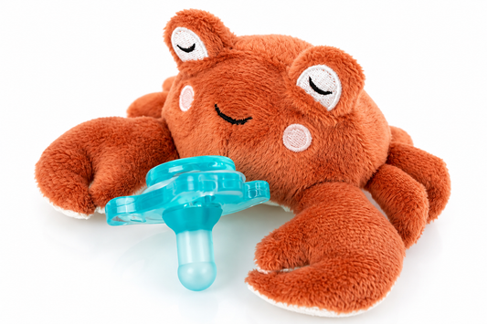 Queebi PaciBuddy Crab Pacifier Holder