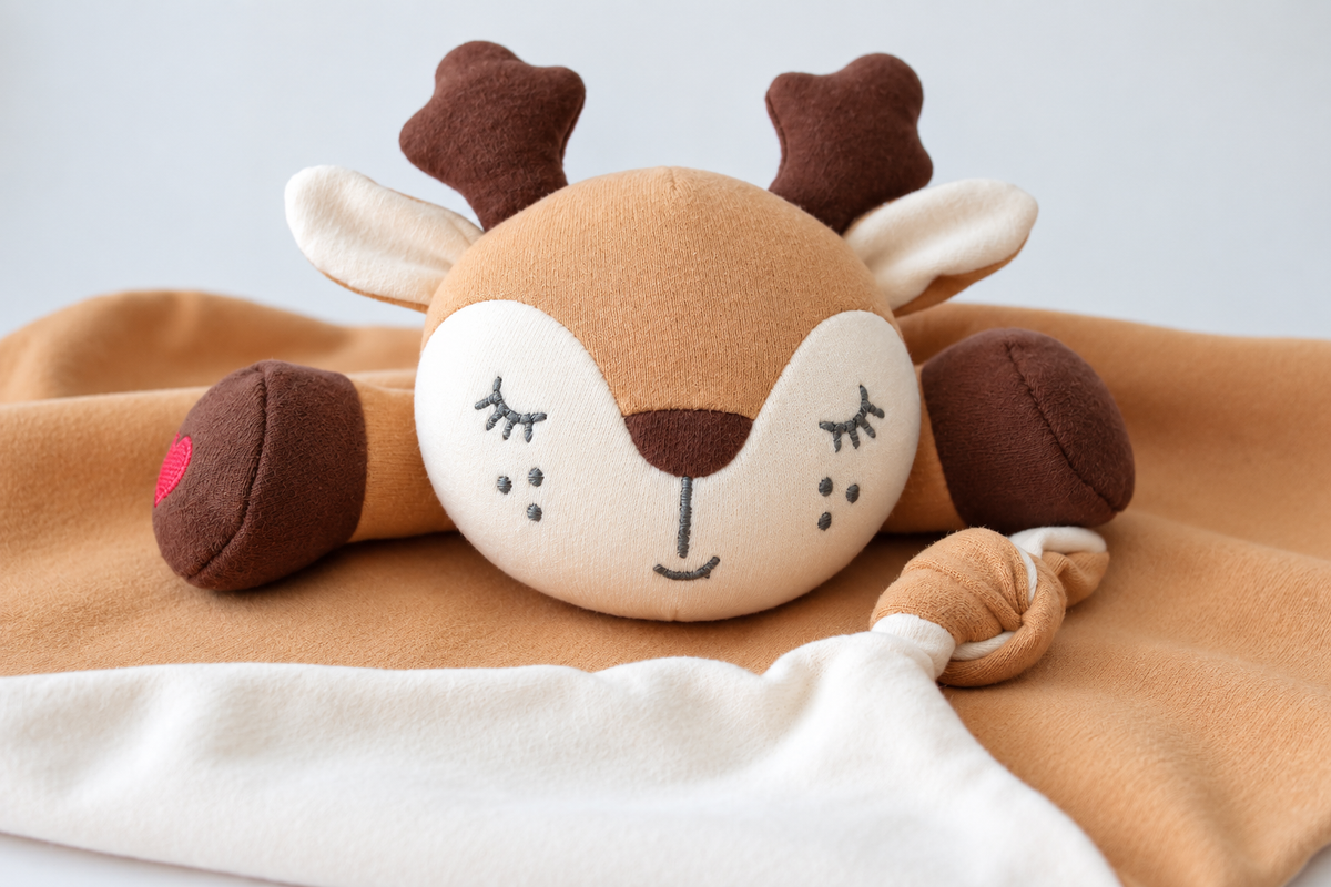 Queebi Deer Lovey Security Blanket
