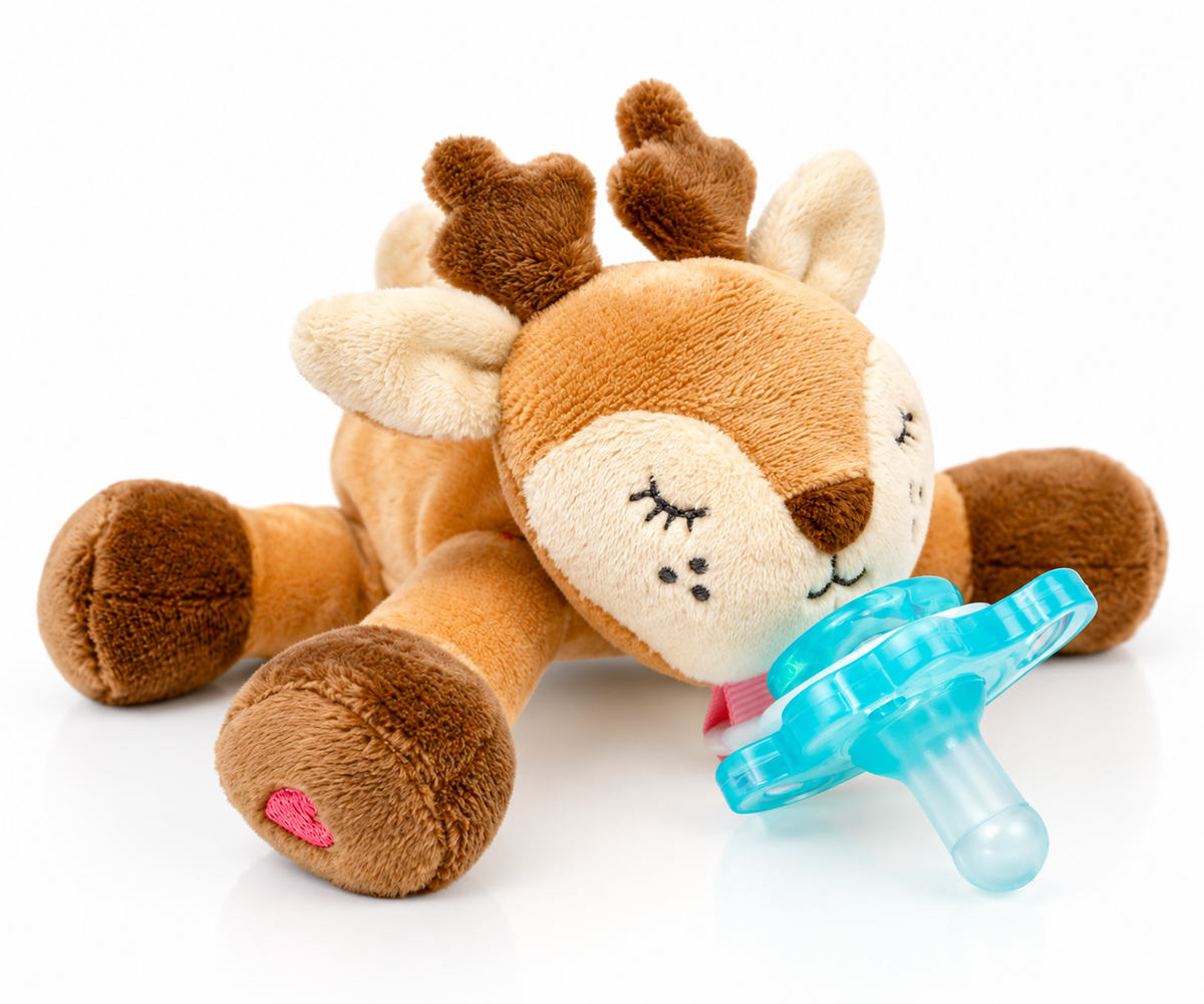Queebi PaciBuddy Deer Pacifier Holder