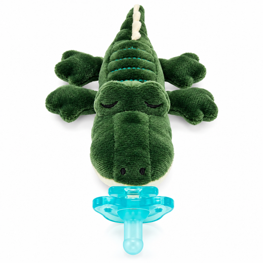 Queebi PaciBuddy Crocodile Pacifier Holder