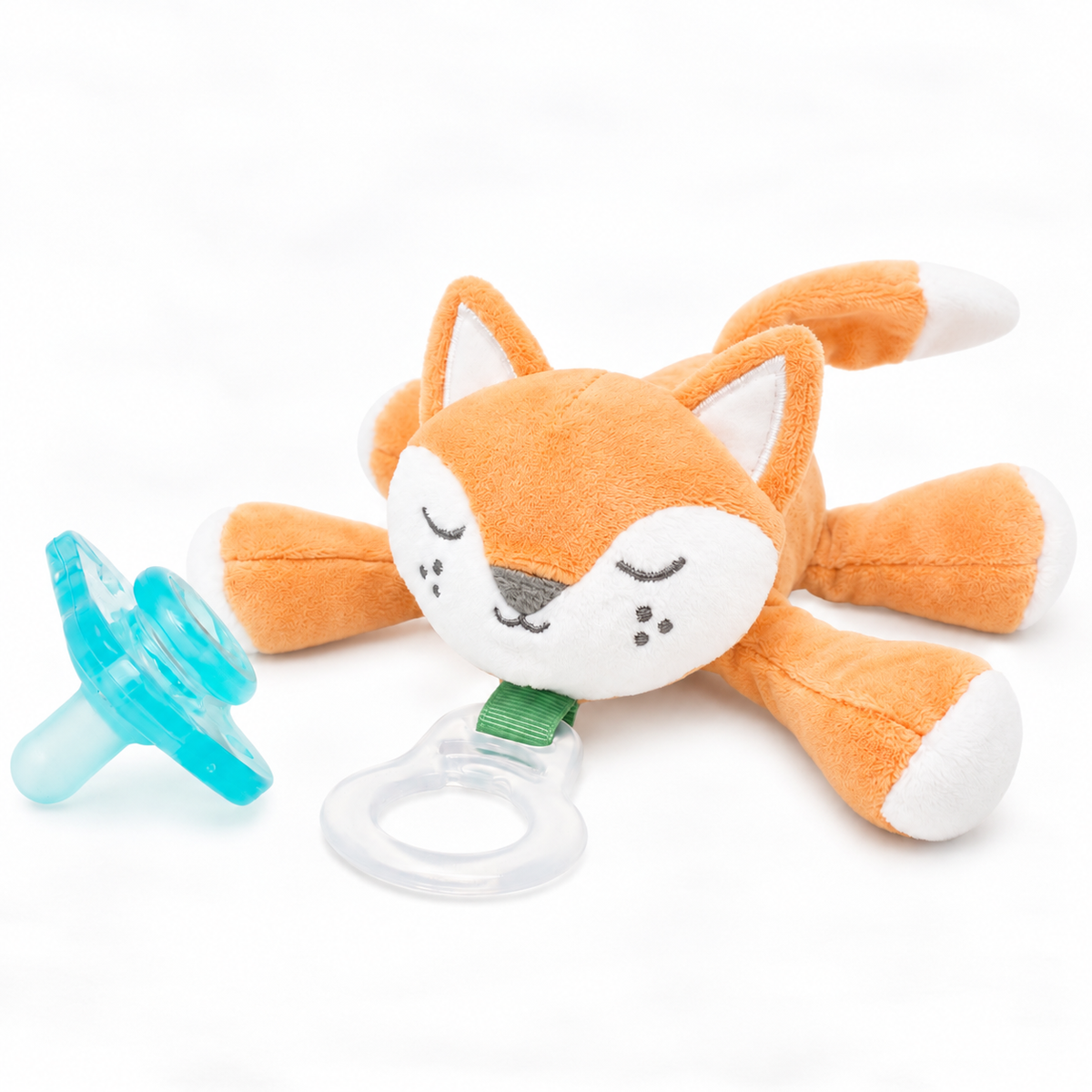 Queebi PaciBuddy Fox Pacifier Holder