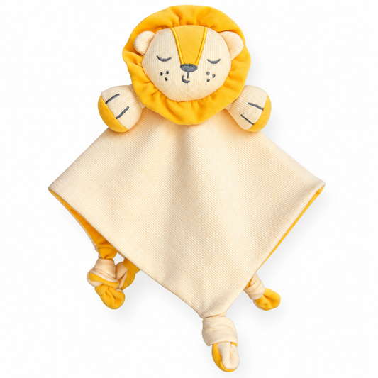 Queebi Lion Lovey Security Blanket