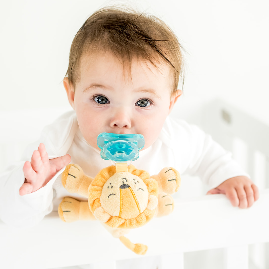 Queebi PaciBuddy Lion Pacifier Holder