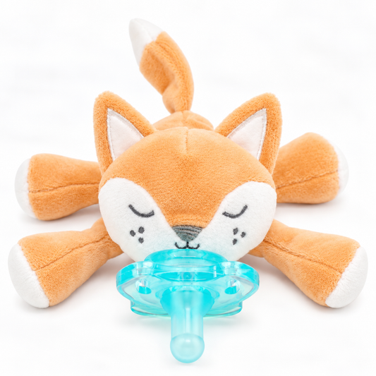 Queebi PaciBuddy Fox Pacifier Holder