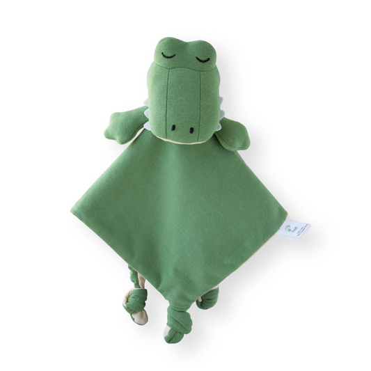 Queebi Crocodile Lovey Security Blanket