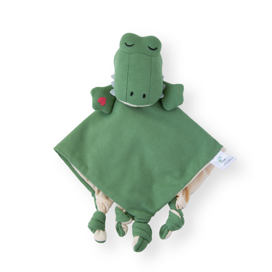 Queebi Crocodile Lovey Security Blanket