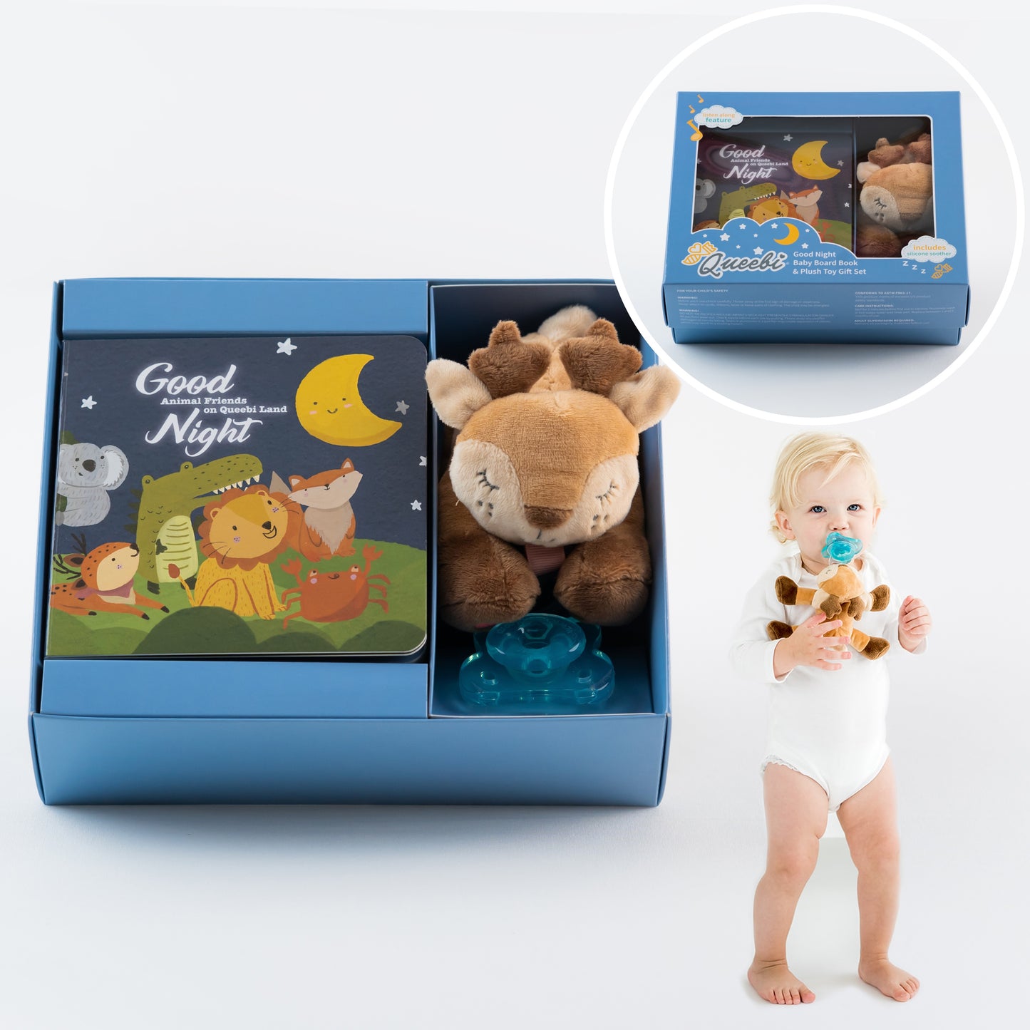 Sleep Baby Book Deer Gift Set