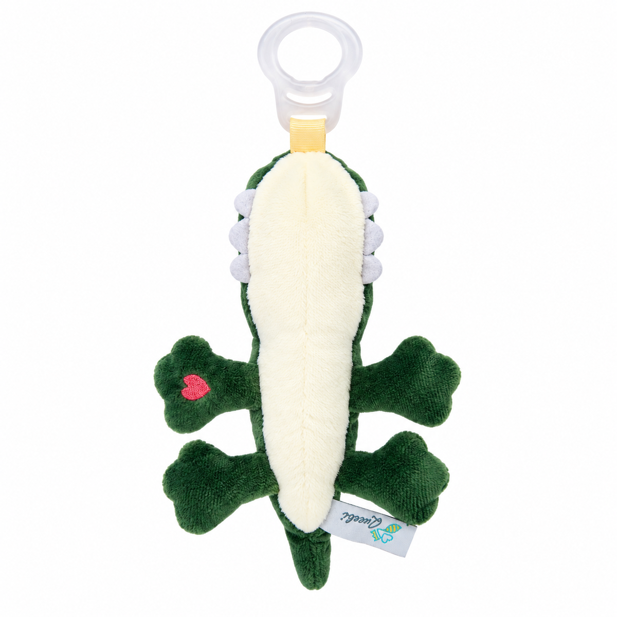 Queebi PaciBuddy Crocodile Pacifier Holder