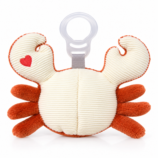 Queebi PaciBuddy Crab Pacifier Holder