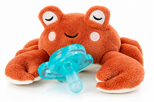 Queebi PaciBuddy Crab Pacifier Holder