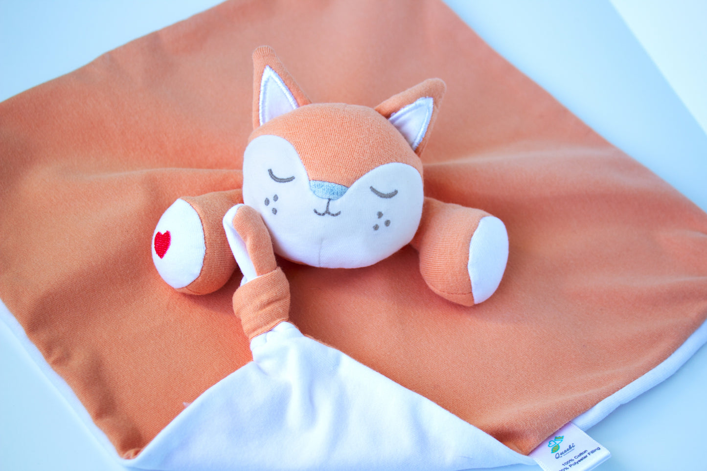 Queebi Fox Lovey Security Blanket