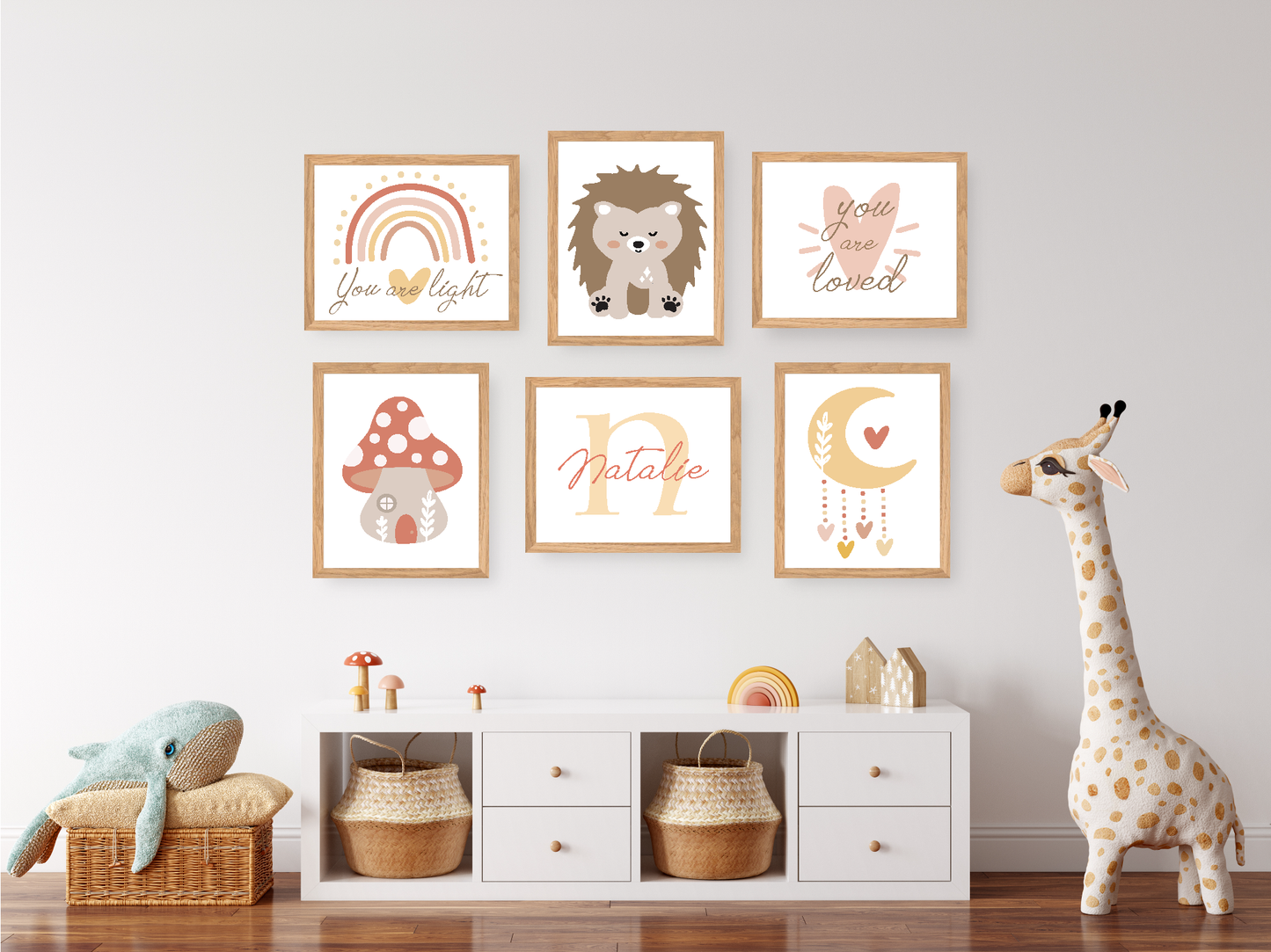 Personalized Woodland Wall Art