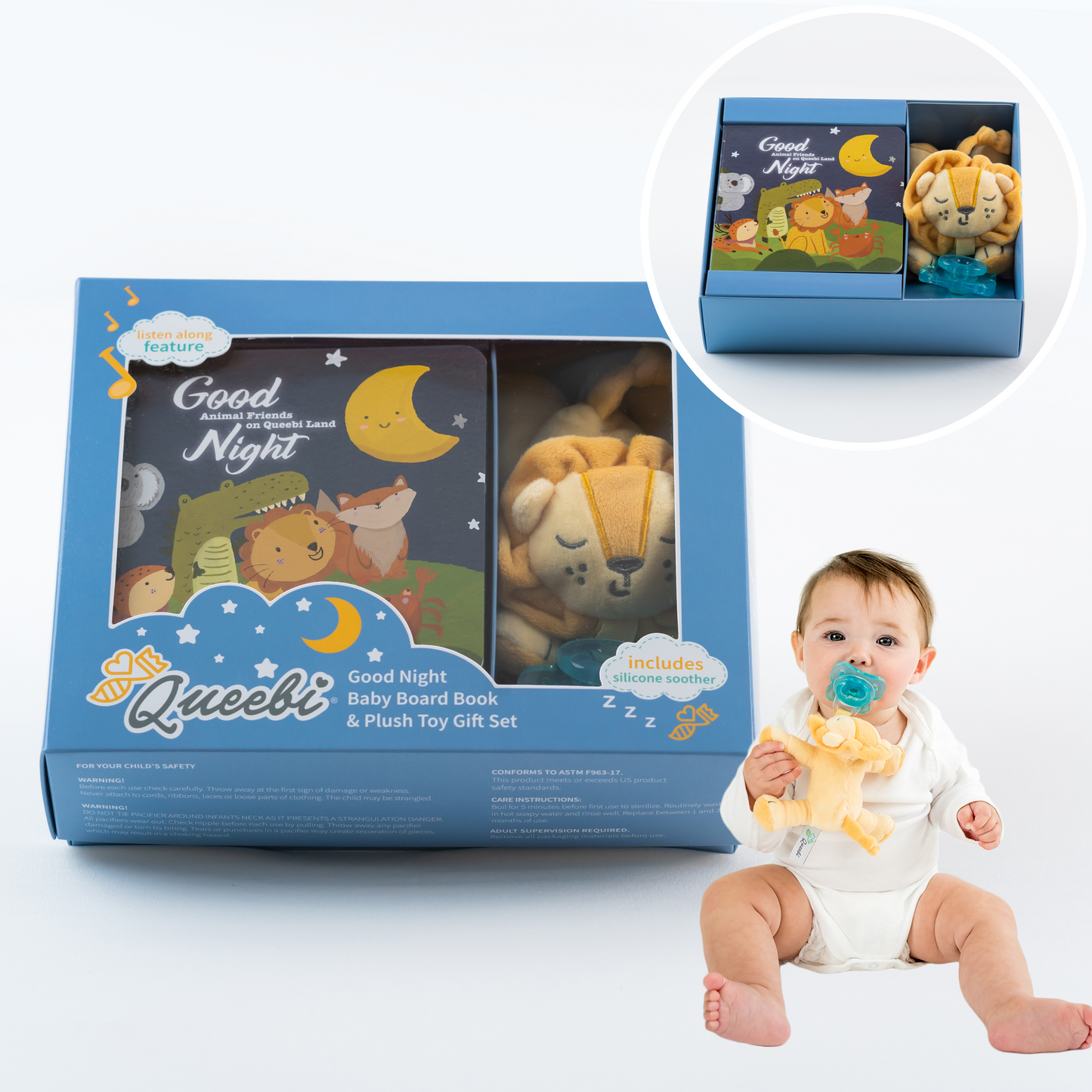 Sleep Baby Book Lion Gift Set