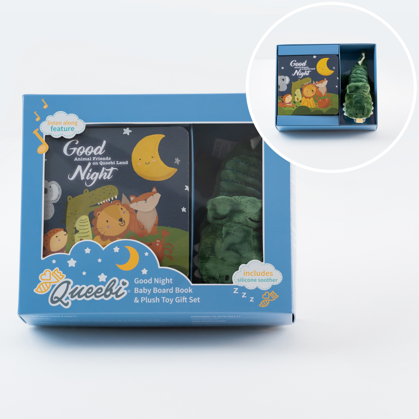 Sleep Baby Book Crocodile Gift Set