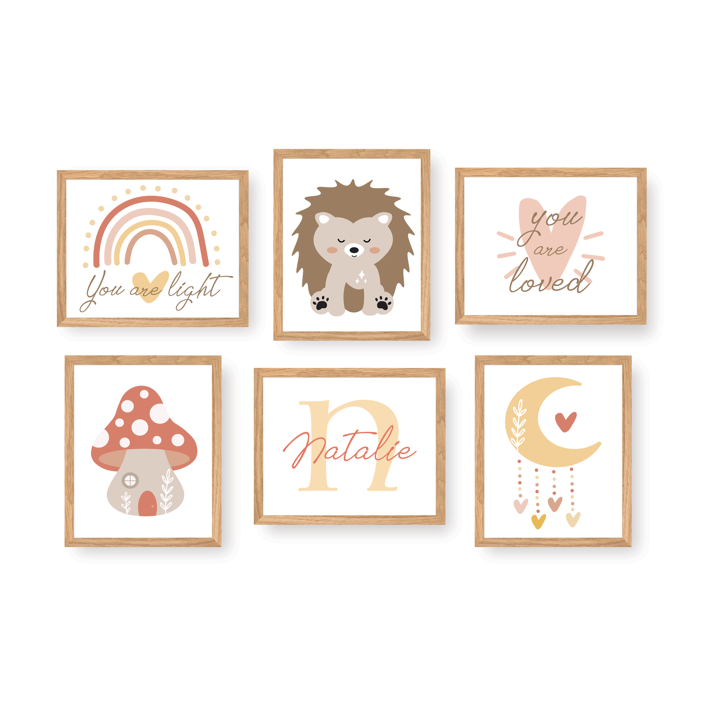 Personalized Woodland Wall Art